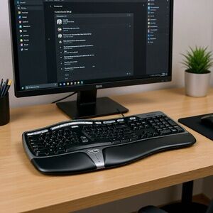 Microsoft Natural Ergonomic Keyboard 4000 V1.0 USB Wired KU-0462 Tested